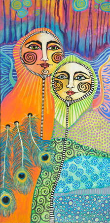 Earth Angels by artist Barbara Jure